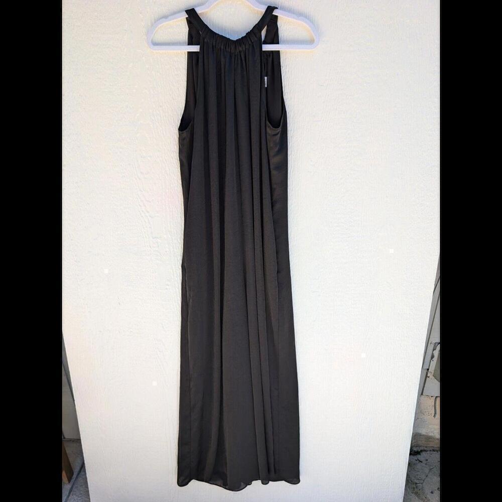 Lewit Black Halter Wide Leg Jumpsuit With Pockets Elegant Formal Size 8 - Picture 5 of 12
